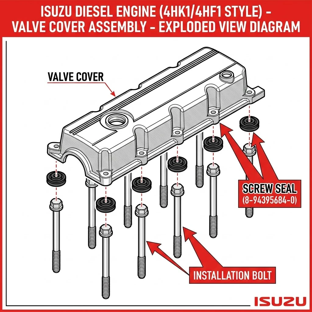 8943956840 1003121P301 8-94395684-0 1003121-P301 Inlet Cover Dist Tube Suitable for ISUZU VC46