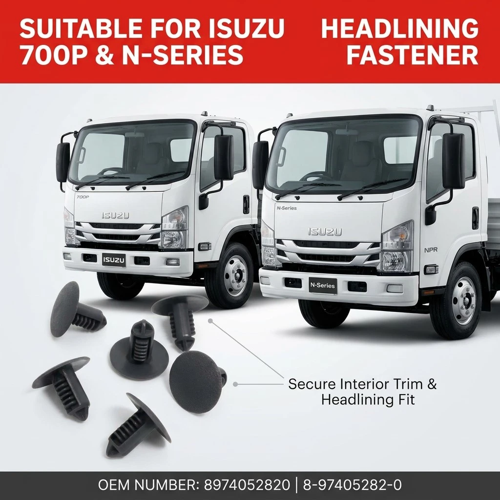 Headlining Fastener for ISUZU N-Series & GIGA Trucks