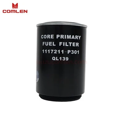 4HK1/4JJ1 için Kaba Dizel Yakıt Filtresi — Isuzu 700P, ELF, NLR, NMR, NPR, NQR, NNR — OEM 5876102200 / 1117211-P301 / 8980959830